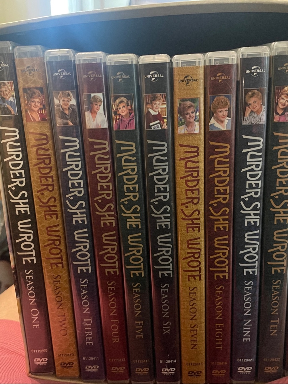 Universal Murder, She Wrote DVD Season Box Set - Black, Brown, Gold, Red